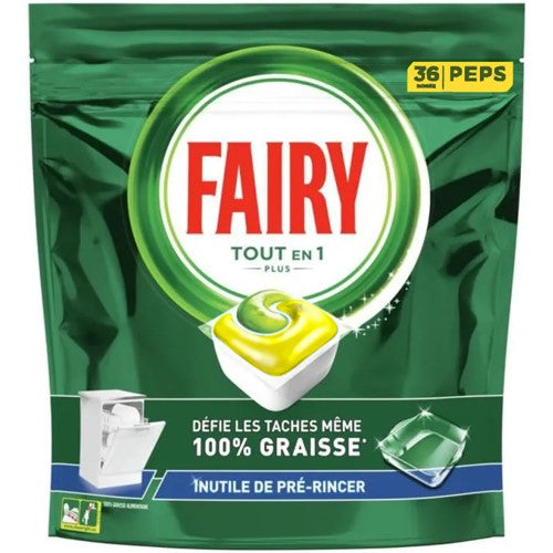 Fairy Tout En 1 Plus Citron 36pcs 486g