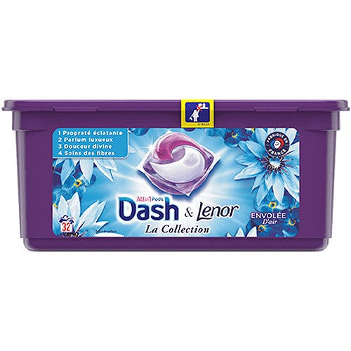 Dash Lenor All in 1 Pods Envolee D'Air 32p 803g