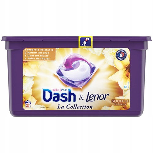 Dash Lenor All in 1 Pods Souffle Precieux 32p 803g