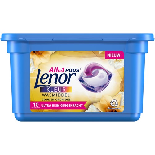 Lenor All in 1 Pods Kleur Gouden Orchidee 10p 251g