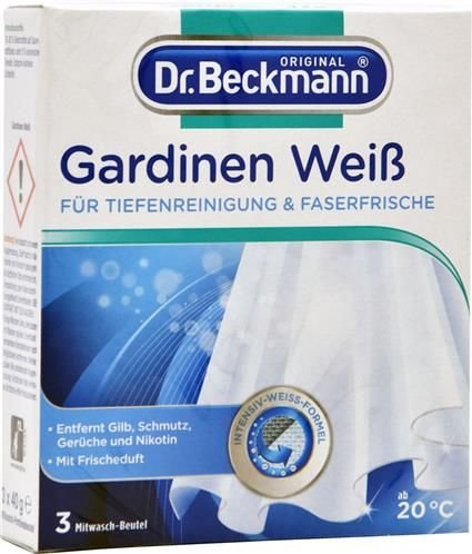 Dr. Beckmann Gardinen Weiss 120g