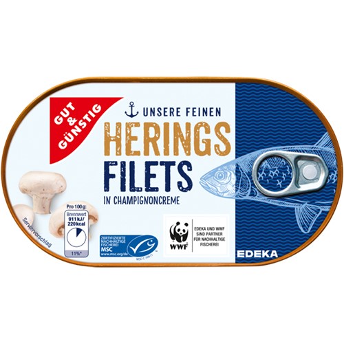 G&G Herings Filets Champignoncreme 200g