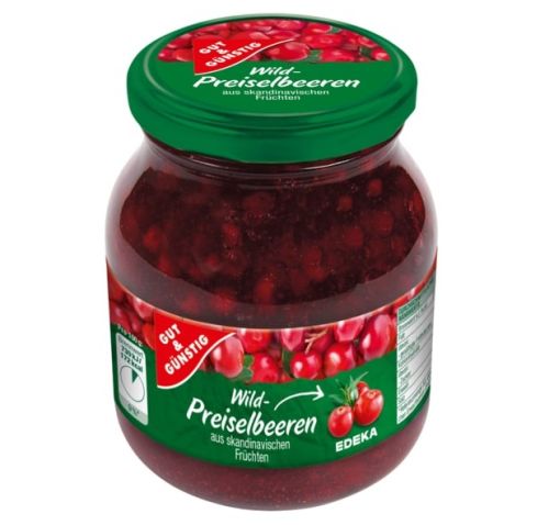 G&G Wild-Preiselbeeren Red Bilberry 400g